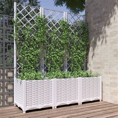 Tidyard Fioriera Da Giardino Con Graticcio Fioriera Con Traliccio