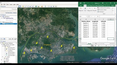 Importing Excel Coordinates To Arcmap And Plotting Youtube