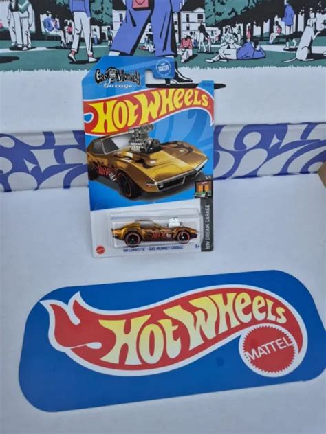 HOT WHEELS 68 Corvette Gas Monkey Garage Super Treasure Hunt 2023 Sth 49 99 PicClick UK