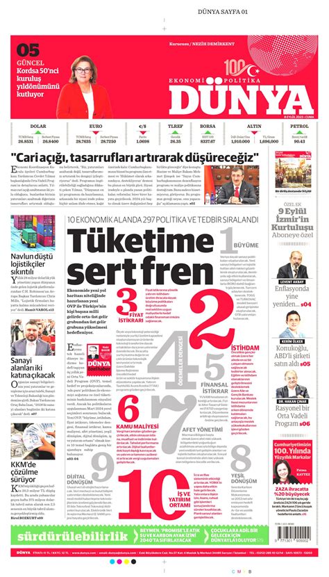 D Nya Gazetesi D Nya Man Et Oku Haberler Eyl L