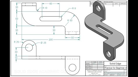 Solid Edge 2023 Tutorial Practice For Beginners 4 YouTube