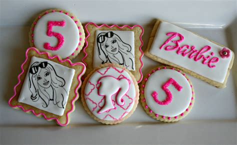 Barbie Cookies Barbie Birthday Cookies By MaMiMorCookies On Etsy