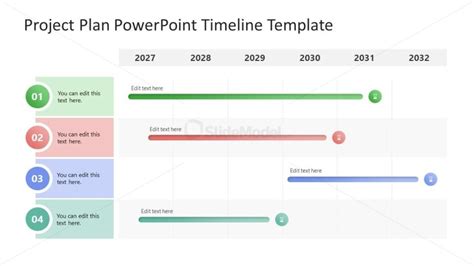 Project Plan PowerPoint Timeline Slide - SlideModel