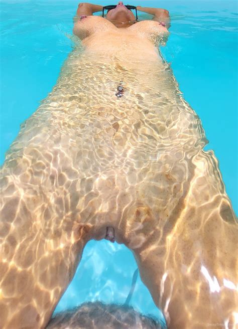 Just Chilling By The Pool On A Hot Day