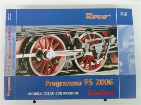 Roco Catalogo Programma Fs Ho Fs Ebay