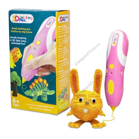 Детская беспроводная 3D ручка для рисования Cartoon PCL D0757A купить в ...