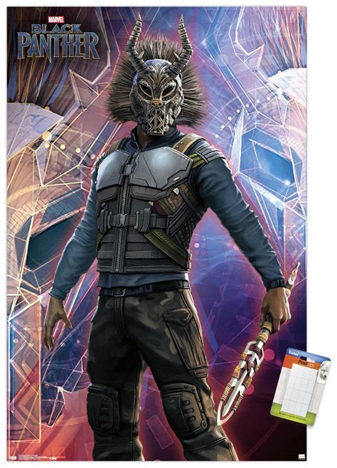 Marvel Cinematic Universe Black Panther Killmonger Wall Poster 14 725 X 22 375