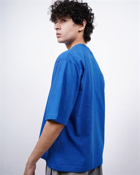 Everyday Oversized Tee Electric Blue Urban Needs