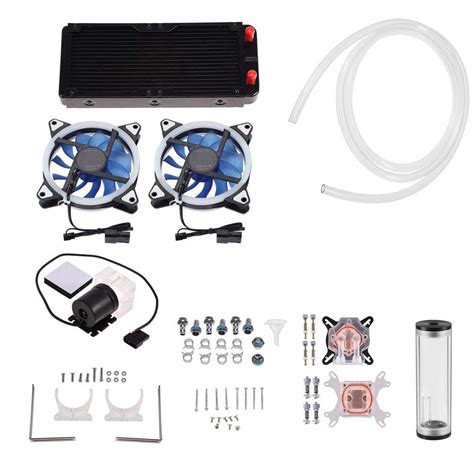 Buy Sutinna DIY 240mm Water Cooling Kit, Cooler CPU/GPU Block Pump ...