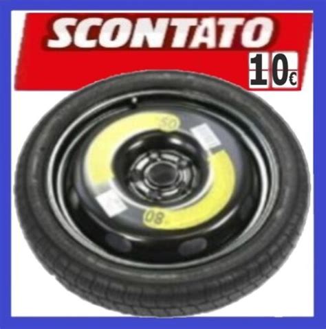 Ruotino Di Scorta 17 Per TOYOTA C HR CHR COROLLA AURIS YARIS CROSS EBay