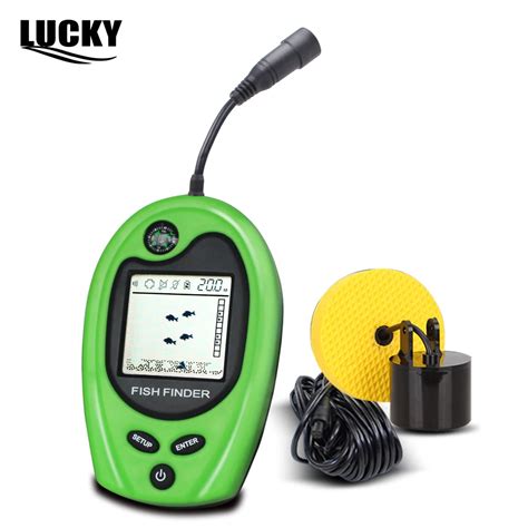 Lucky Localizador De Peces Con Cable Ff Port Til Alarma M