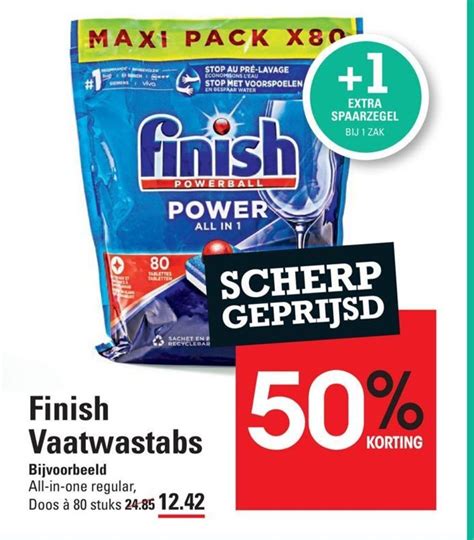 Finish Vaatwastabs Bijvoorbeeld All in one regular Doos à 80 stuks