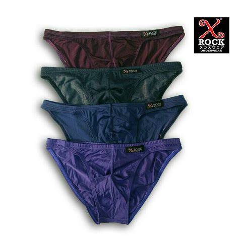 กางเกงในชายผาเรยบ Sexy Bikini ผา spandex Shopee Thailand