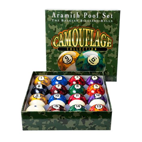 Aramith Pool Game Camouflage 2 14 Canada Billard