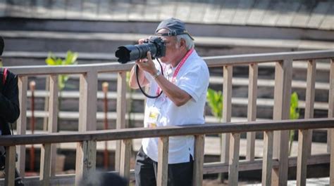 Giliran Menteri PUPR Basuki Hadimuljono Jadi Fotografer Muncul Dalam