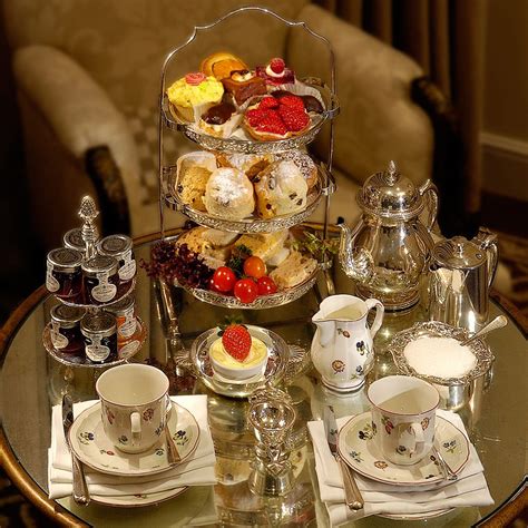 Afternoon Tea In The Drawing Room Of The Egerton House Hotel In London