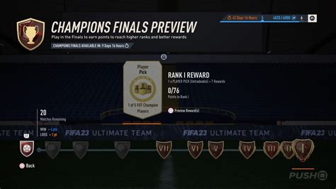 FIFA 23 FUT Champions All Rewards Release Dates And Times Push