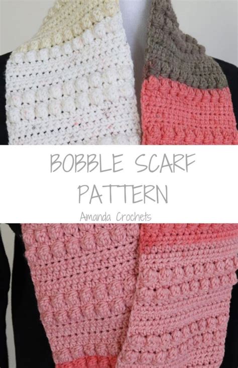 Crochet Bobble Scarf Free Pattern Free Crochet Pattern — Craftorator