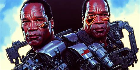 Oj Simpson As The Terminator Cinematic Highly Stable Diffusion