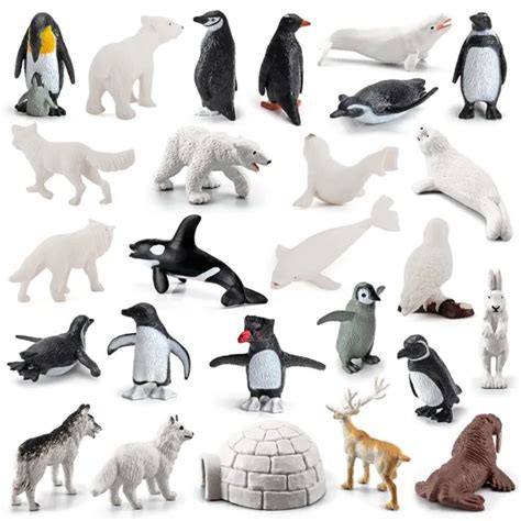 Figurines D Animaux Arctiques De Simulation R Aliste Parfaites Pour