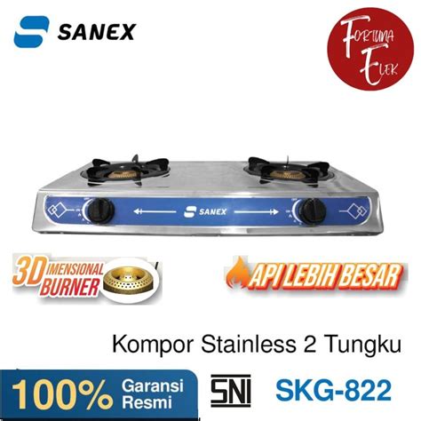 Jual Sanex Gmc Kompor Gas Stainless Tungku K S Skg Bm