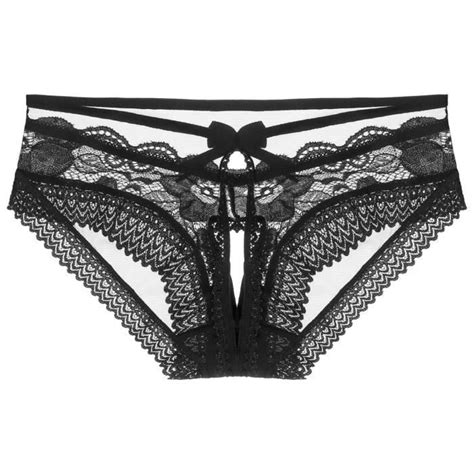 Iiniim Sissy Culotte Ouverte Entrejambe Homme String Bikini T Back Slip Erotique Lingerie