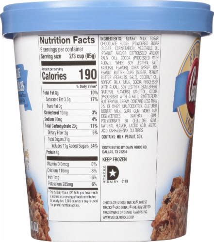 Purity™ Chocolate Moose Tracks Frozen Yogurt Tub 48 Oz Smiths Food