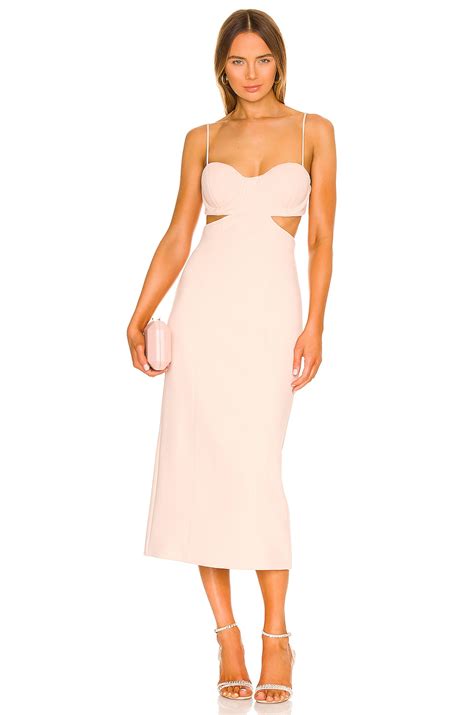 Misha Daisy Dress In Shell Nude Revolve