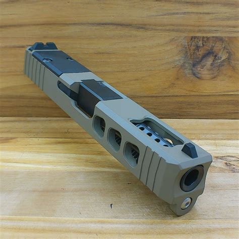 Glock X Complete Slide Gen Fde Rmr Top Port Lightning Ported