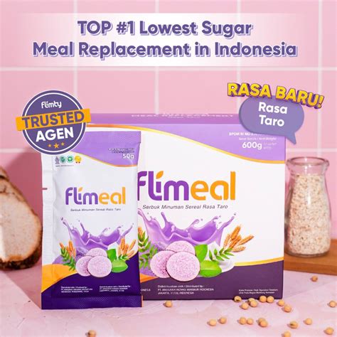 Jual Bisa Gosend Flimeal Box Isi Sachet Flimty Meal Replacement