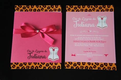 Convite Ch De Lingerie On A Elo Produtos Especiais