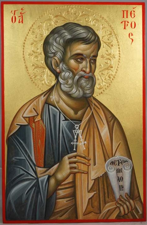 St Peter The Apostle Halo Relief Orthodox Icon Blessedmart