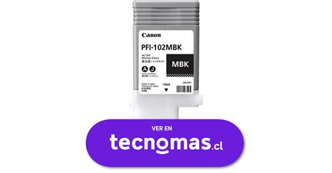 Tecnomas Cl Original Canon Ink Cartridge Black Matte PFI 102MBK