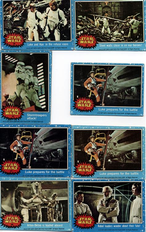 71 Vintage Topps 1977 Star Wars Trading Cards | eBay