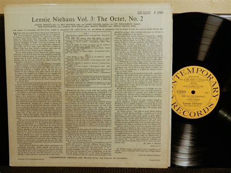 Popsike Lennie Niehaus Vol The Quintets No Lp Contemporary