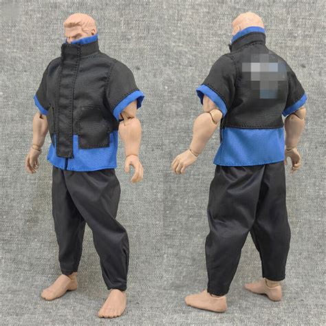 1 12 Blue Jacket Coat Clothes Model For 6 Male PH SHF Mezco GWTOYS