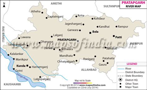 Pratapgarh River Map