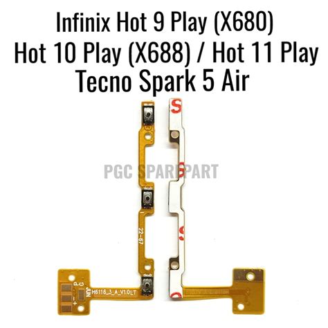 Jual Original Flexible Connector Volume Power On Off Infinix Hot Play