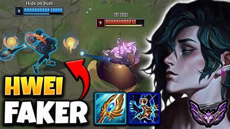 T Faker Hwei Vs Zed Mid Lol Korea Master Patch Youtube