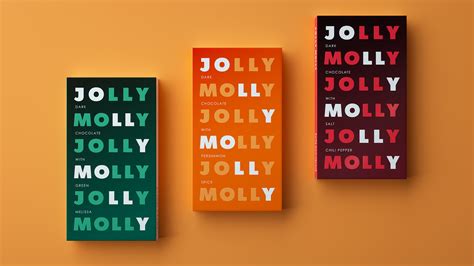 Jolly Molly is an Eye-Catching Conceptual Chocolate Brand | Dieline - Design, Branding ...