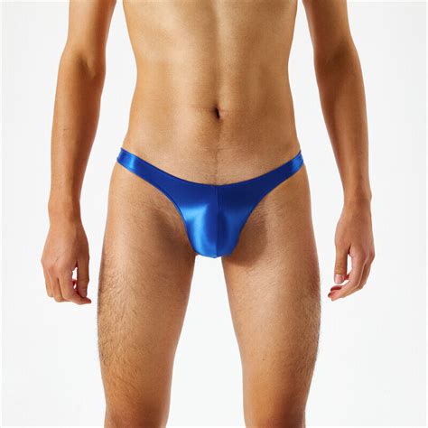 Mens Sexy Pouch G String Thongs Jockstrap Swim Low Rise Bikini Briefs