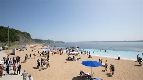 la plage de la promenade samuel de champlain inauguree info radio