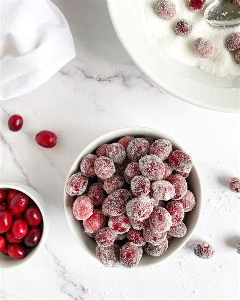 Sugared Cranberries Sweet Fix Baker