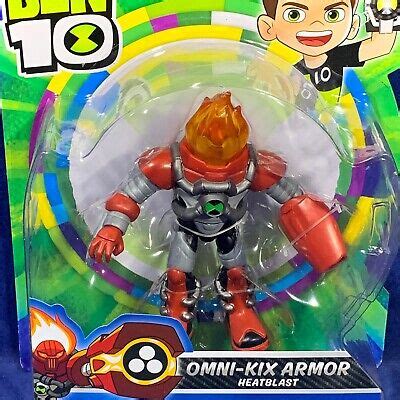 Ben Omni Kix Armor Heatblast Action Figure Cartoon Network