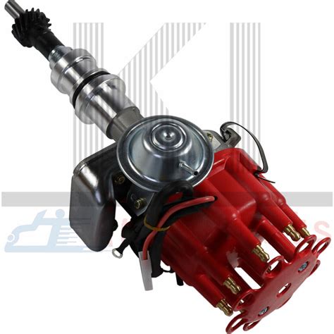 For Sbf Ford Small Block 289 302 R2r Hei Distributor With Red Cap Ready To Run Ebay