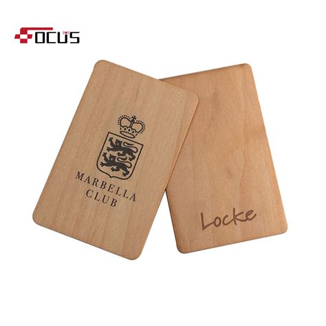 Mhz Iso Rfid Hotel Key Card Nfc Wooden Card For Hotel China