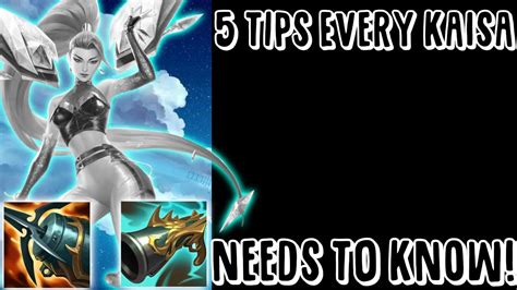 5 Tips Every Kaisa NEEDS To Know League Of Legends Kaisa Guide Lolfit