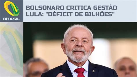 Bolsonaro critica Lula Deixei bilhões de reais em lucro e Lula já tem