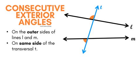 Parallel Lines Cut By A Transversal Identifying Angle Pairs Kates