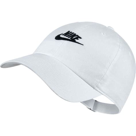 Nike Kappe H86 Futura Washed Cap 913011 100 Whitewhiteblack One